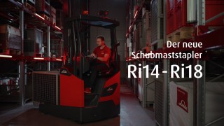 Video eines Linde Ri16-Schubmaststaplers