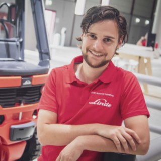 Fabian Zimmermann, Produktmanager Safety Solutions bei Linde Material Handling